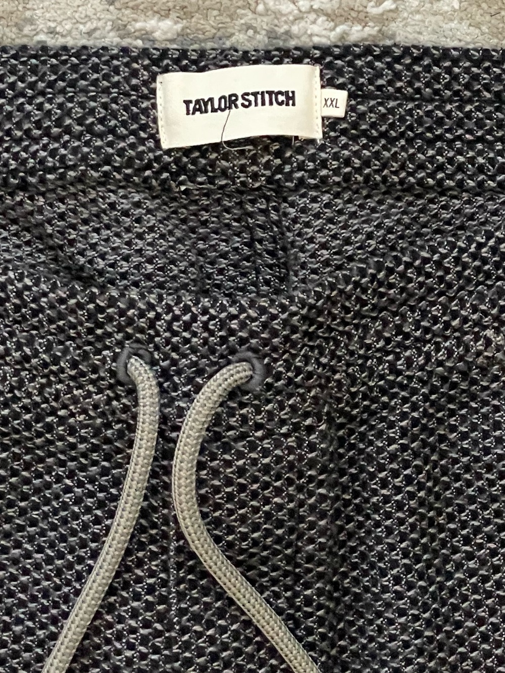 Taylor Stitch The Apres Pant Size XXL Joggers Sashiko Gray Charcoal - Picture 5 of 16